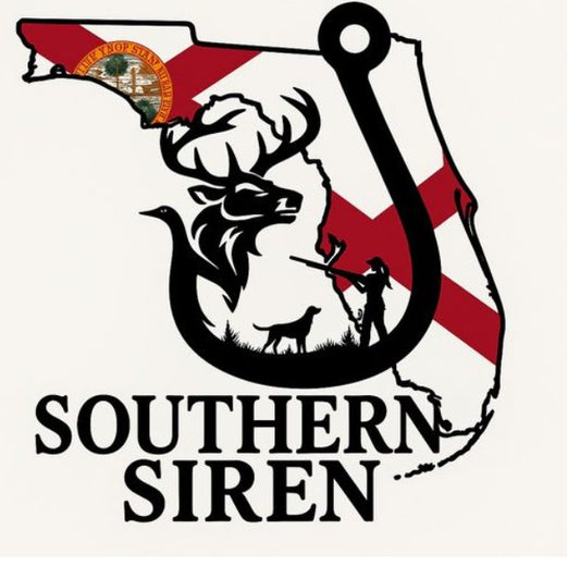 Southern Siren 6"x7" Vinyl Car Decal/Sticker